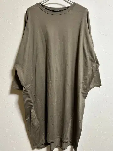 미즈이로 인드 코쿤 원피스 루즈핏 체형 커버 카키