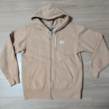 헬리 한센 베이지 집업 후드티 L