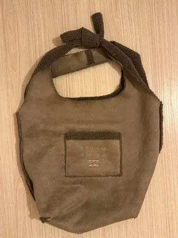 BILLABONG 스웨이드 토트백 브라운