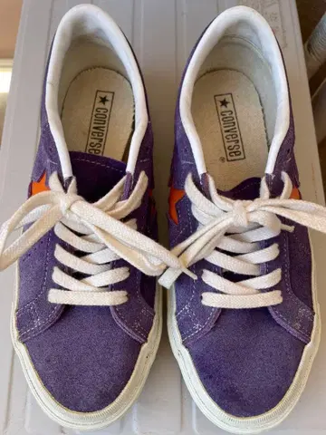 CONVERSE 원스타 퍼플 스웨이드 스니커즈