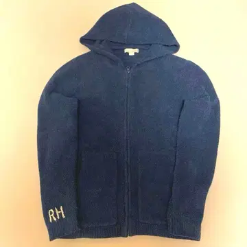 [ RH 로고 자수 ] Ron Herman 집업 후드티 네이비