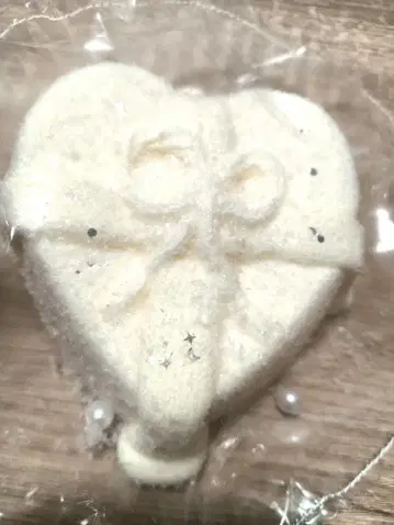 하트 케이크 분말 부착 흐릿한 봉투 kikikisquishy