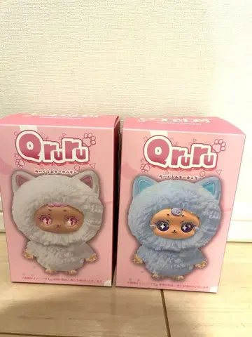 Qruru 봉제 인형 키링 2개 세트 미사용 미개봉 새상품