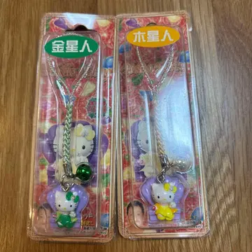 헬로키티 스트랩 세트 2개