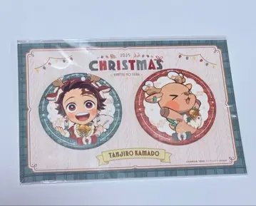 귀멸의 칼날 ufotable 크리스마스 캔뱃지 탄지로