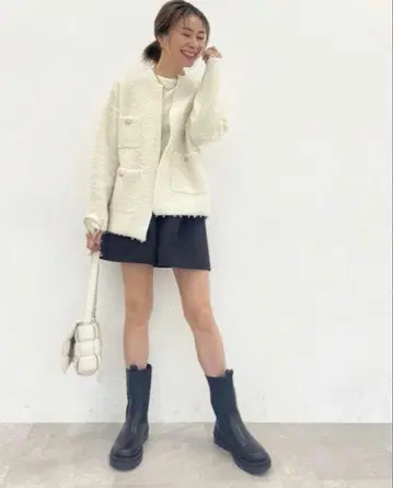 오바이유 코히나타 쿠미코 씨 콜라보 니트 자켓