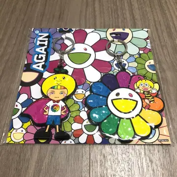 유즈 AGAIN 무라카미 다카시 러버 키링