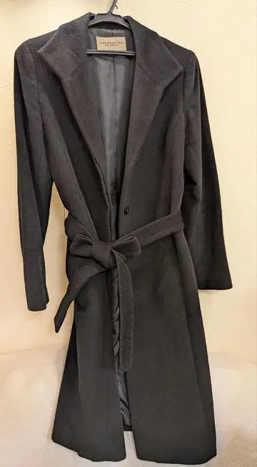 PROPOTION 롱 코트 벨트 포함