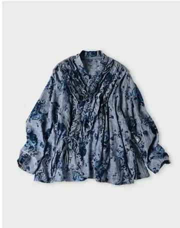 45R45rpm 카슈쿨 로즈 프린트 (인디고)