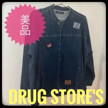 D.STORE'S 데님 자켓 노카라 집업