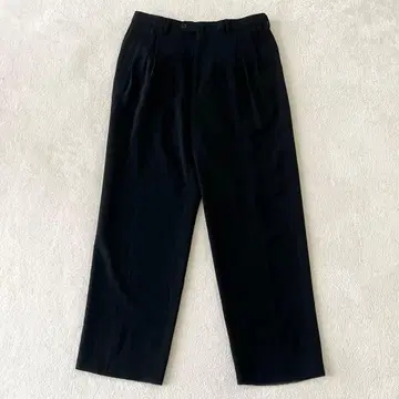 HILTON 포멀 팬츠 슬랙스 이탈리아제 블랙 사이즈 M~L