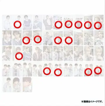 M!LK 소노 슌타 스타트레 컴프 15장 세트