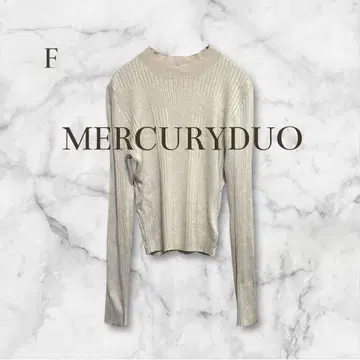 머큐리 듀오 니트 모크넥 터틀 셔츠 캐주얼 고급 M