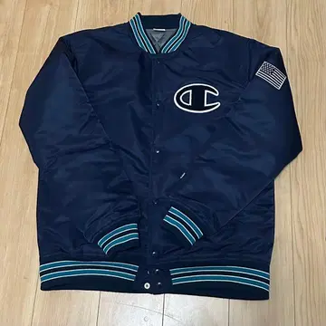 Champion 바시티 자켓 네이비 X-LARGE
