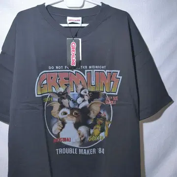 새상품 T셔츠 XL 그렘린 기즈모 스트라이프 그레타 밴딩 반팔 영화
