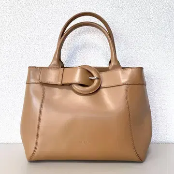 [ FURLA 훌라 ] 새상품급 베이지 가죽 핸드백 벨트 디자인