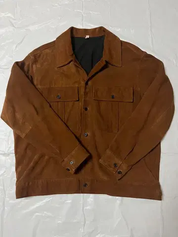 ccu 가죽 스웨이드 자켓