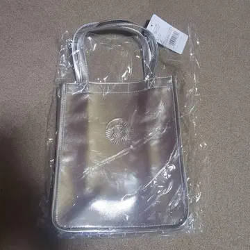 스타벅스 미사용 실버 백
