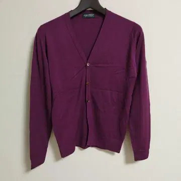 JOHN SMEDLEY 퍼플 가디건 M 사이즈