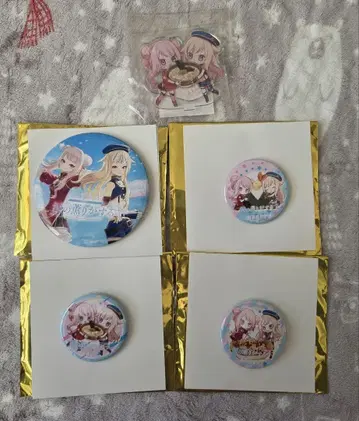 히메히나 전국 투어 눈물의 향기가 나는 캔뱃지 아크릴 스탠드 5종 세트