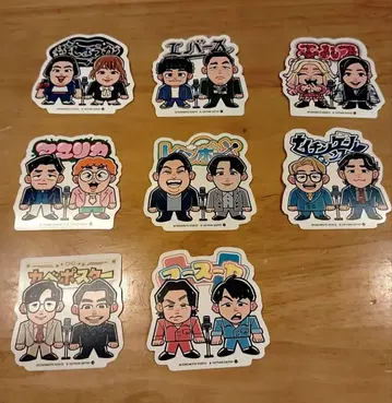 새상품 요시모토 개그맨 감자 스틱 스티커 8개 세트