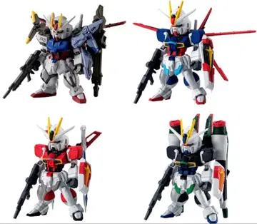 건담 컨버전스 스트라이크 건담 풀 웨폰 & 임펄 실루엣 세트