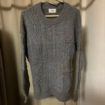 CLANE HOMME 케이블 니트 스웨터 사이즈 2 L