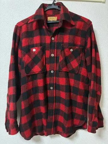 빈티지 울 셔츠