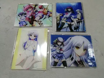 AngelBeats! 15th 제비뽑기당 아크릴 플레이트 4장 세트
