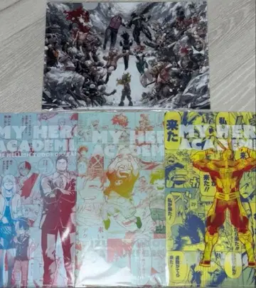 히로아카 원화전 클리어 파일 4점 세트