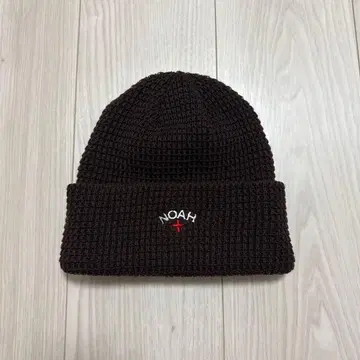 NOAH 브라운 니트 모자