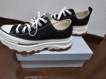 Converse 블랙 스니커즈 통굽