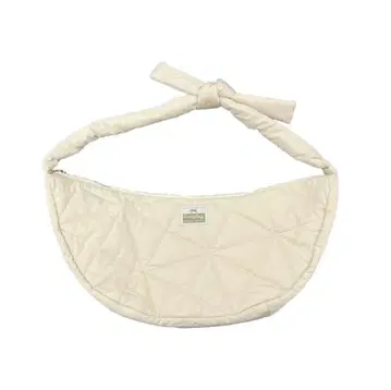 Saucy Dog 퀼팅 백 아이보리