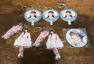 마나카 마나 아크릴 키링 캔 배지 세트