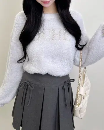 INGNI 펄 비쥬 복슬복슬 니트 인기