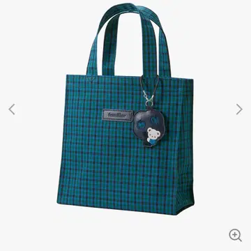 파미리아 토트백 블루 계열 파미리아 체크