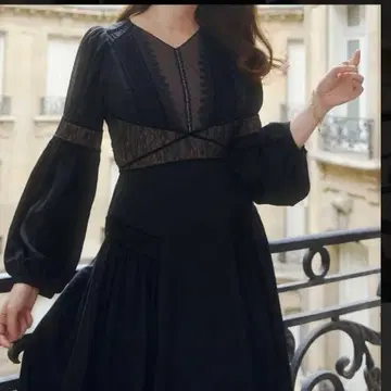 새상품 heplipto Social Lace Flare Dress