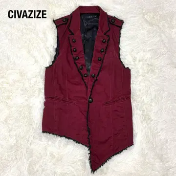 [ CIVAZIZE ] 시버라이즈 슬리브리스 베스트 46 M 와인 레드