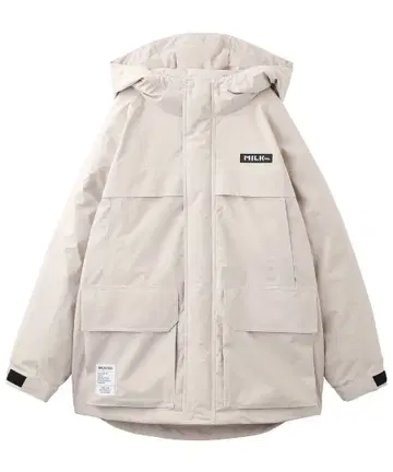 MILKFED 후디드 퍼퍼 자켓 M 사이즈