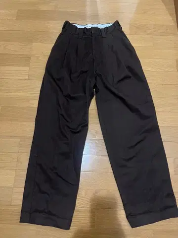 THE SHINZONE 브라운 캐주얼 팬츠