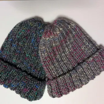 니트 비니 2개 세트