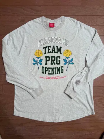 Paragraph 그레이 긴팔 티셔츠 프리 사이즈