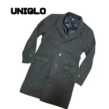 새상품급 UNIQLO 유니클로 롱 코트 그레이 M