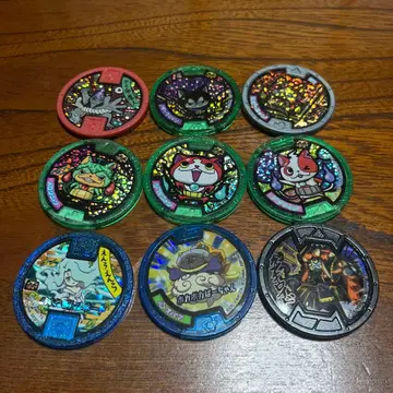 요괴워치 요괴 메달 홀로그램 9장 세트