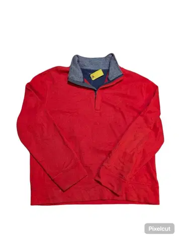 NAUTICA 레드 하프 지퍼 트레이닝복