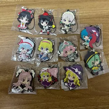 동방    러버 스트랩 아크릴 키링 세트