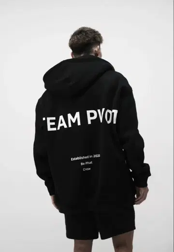 pvot TEAM PVOT 블랙 후드티 XL