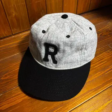 Ebbets Field Flannels R 가죽 벨트 캡 아메카지