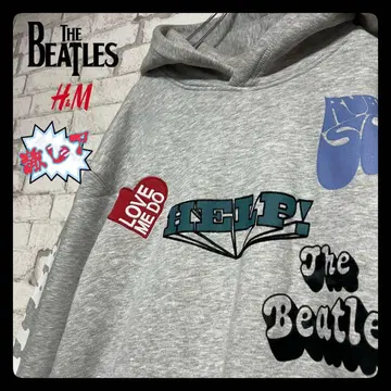 [택 진품 레어] 더 비틀즈 x H&M 후드티 콜라보 택 봉제 불량품
