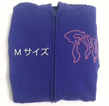 B'z FYOP. M 사이즈 보라색 지퍼 파커